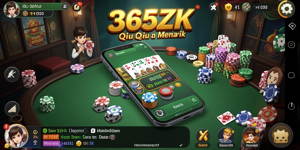 Screenshot gameplay QiuQiu di 365ZK yang penuh aksi.