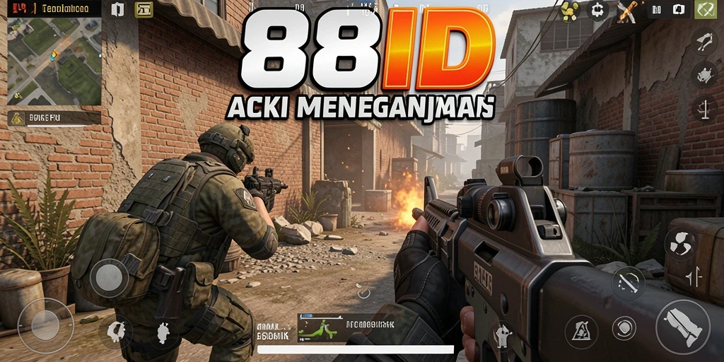 Screenshot gameplay intens di 88ID, menunjukkan aksi seru dan penuh strategi.