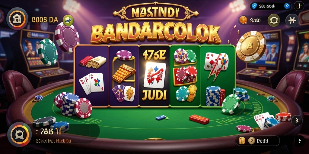 Tampilan gameplay BANDARCOLOK yang mengesankan dan interaktif.