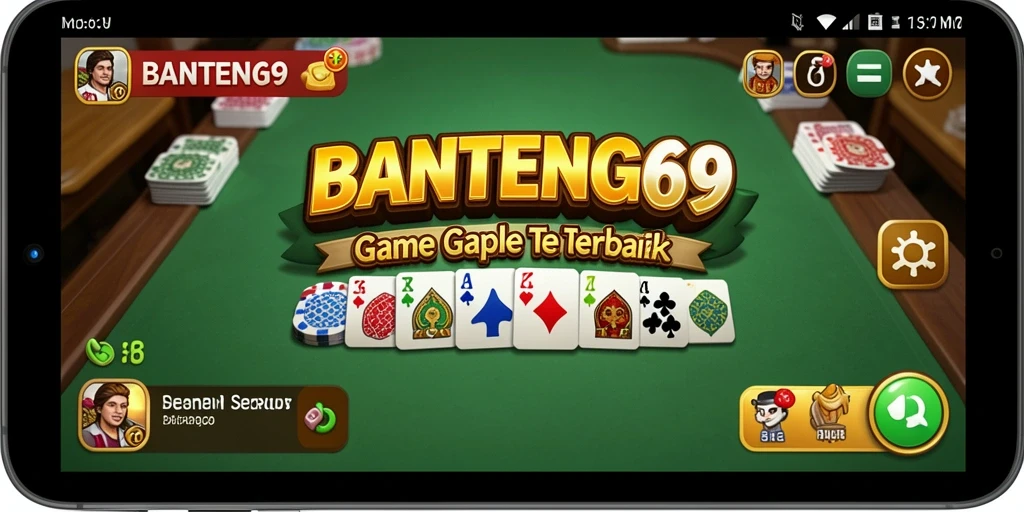 Tampilan gameplay Gaple yang seru dan menarik di BANTENG69.