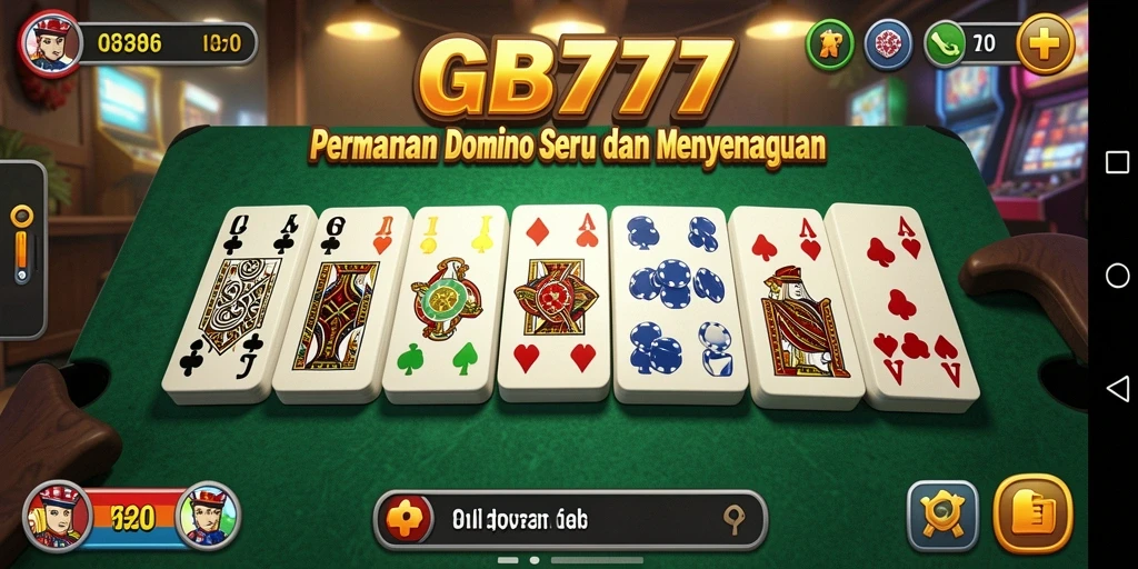 Tampilan gameplay GB777 yang mengasyikkan saat bermain Domino.