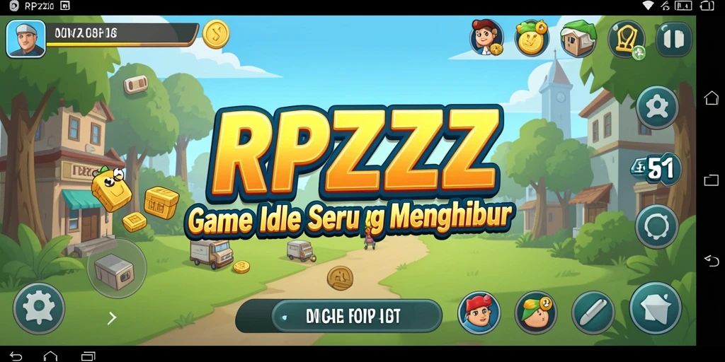 Tampilan gameplay seru RPZZZ menampilkan aksi Idle yang mendebarkan.