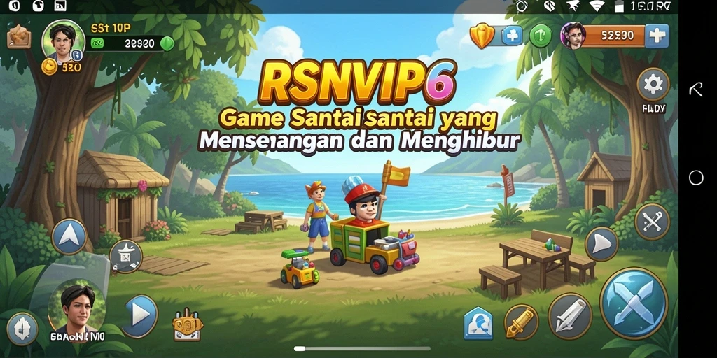 Screenshot menarik dari gameplay Santai RSNVIP6 dengan grafis yang menghibur.