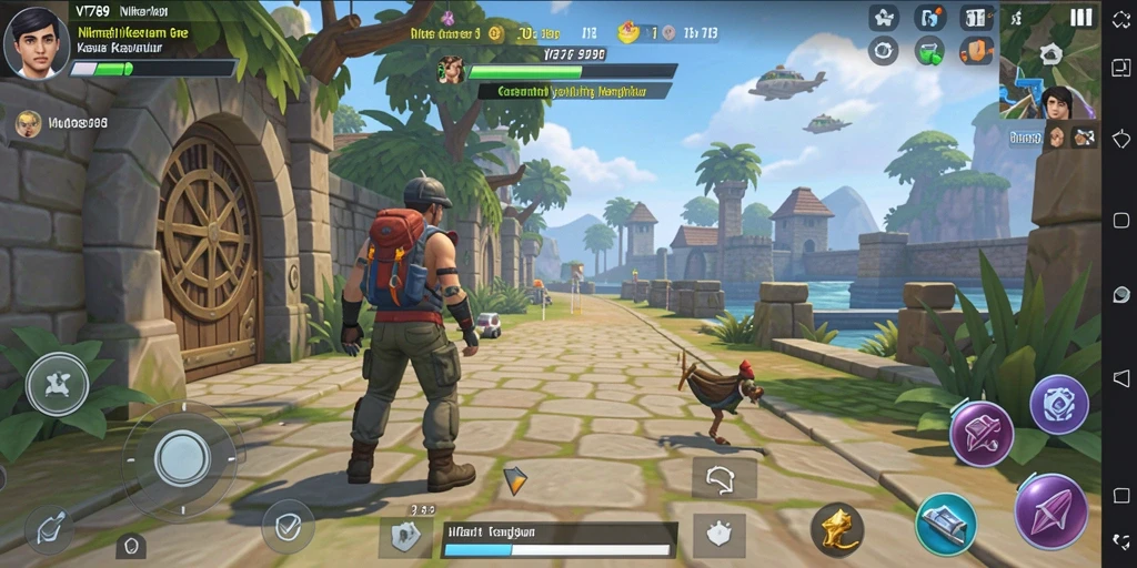 Tangkapan layar VT789 menampilkan gameplay yang menarik dan penuh warna.